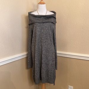 Express off the shoulder sweater dress